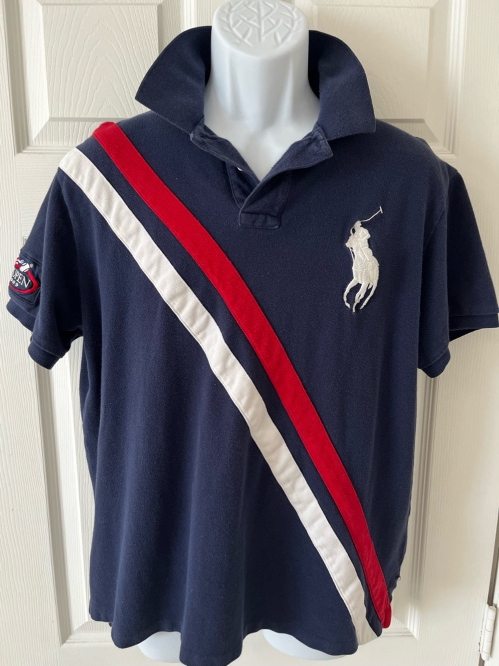 *House of Ralph Week*  Ralph Lauren Big Pony 2009 US Open Navy with Red & White